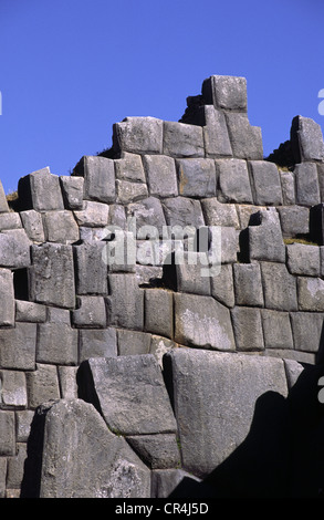 Inka-Festung von Sacsayhuaman. Cuzco, Peru. Stockfoto