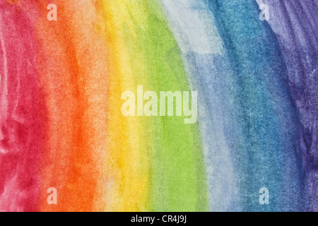 Abstrakte Aquarell Regenbogen Farben Hintergrund Stockfoto