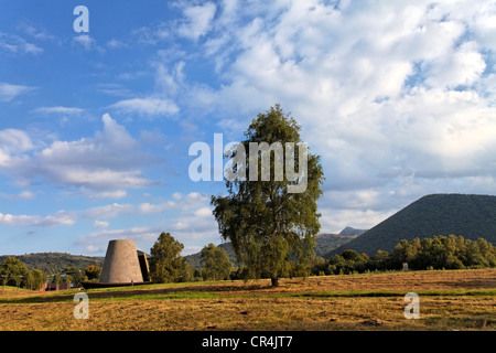 Vulcania, Vulkan Thema und Freizeit Park, Heilige uns, Parc Naturel Regional des Vulkane d ' Auvergne, Auvergne Vulkane natürliche Stockfoto