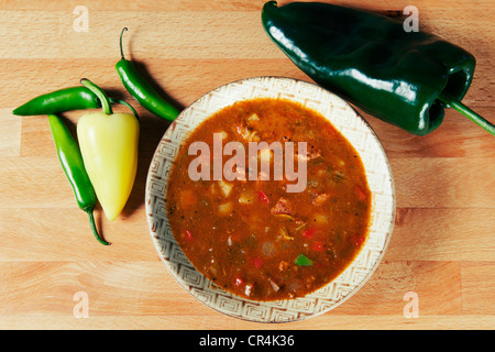 Green Chile Stew New Mexico-Stil Stockfoto