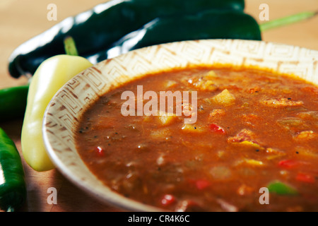 Green Chile Stew New Mexico-Stil Stockfoto