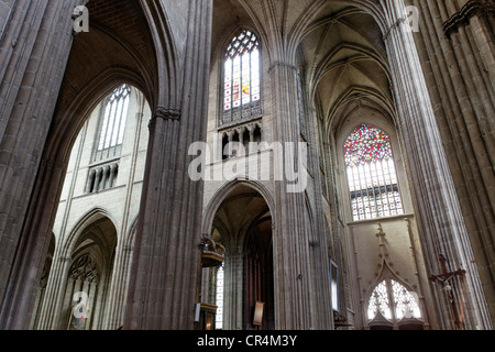 Kathedrale Saint-Etienne, Limoges, Haute-Vienne, Limousin, Frankreich, Europa Stockfoto