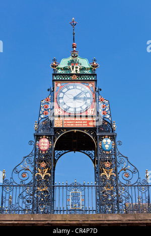 Eastgate Clock in Chester Cheshire England UK GB EU Europa Stockfoto