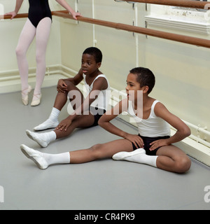 Auditions für English National Ballet in deren Hauptquartier in Chelsea London. Stockfoto