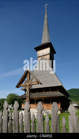 Holzkirche in dragomiresti, Dorf sacel, iza Tal, Banat, Rumänien, Europa Stockfoto