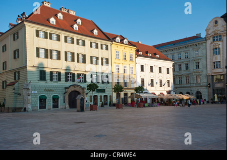 Hlavna Square, Bratislava, Slowakei, Europa Stockfoto