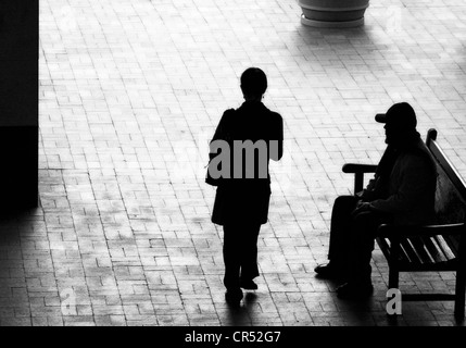 Vorbei an. Stockfoto