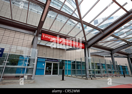 Notaufnahme, A + E-Abteilung am Klinikum Queen Elizabeth, QE, Birmingham UK. Stockfoto