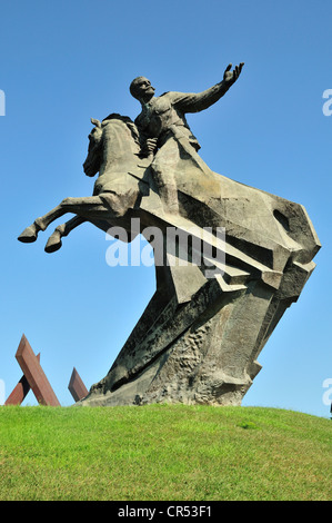 Pferdesport Revolution Denkmal für Antonio Maceo Grajales, wichtigsten militärischen Führer der kubanischen Guerilla-Krieg gegen die Stockfoto