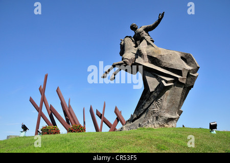 Pferdesport Revolution Denkmal für Antonio Maceo Grajales, wichtigsten militärischen Führer der kubanischen Guerilla-Krieg gegen die Stockfoto