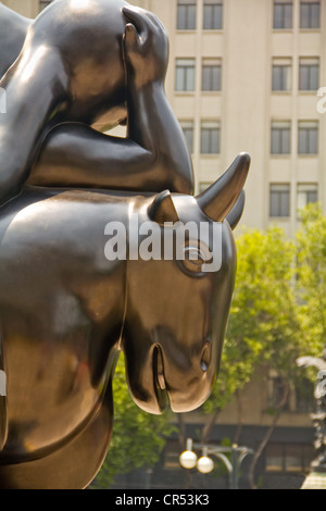 Skulptur von Fernando Botero in México City, April 2012 Stockfoto