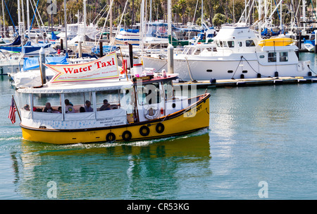 Ausflugsschiff im Hafen von "Santa Barbara" (Hafen) Stockfoto