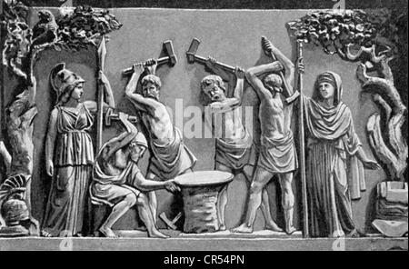Hephaistos-Gott des Feuers Stockfoto, Bild: 5075835 - Alamy