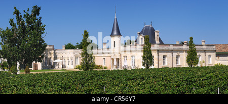 Frankreich, Gironde, Margaux, Medoc Region, das Weingut und Schloss Marojallia Stockfoto