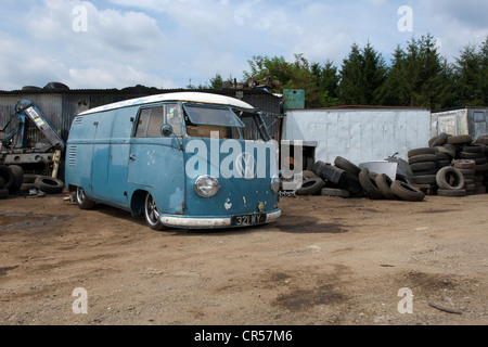 Ratte-Look Split Screen VW Volkswagen micro Bus oder van Stockfoto