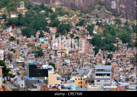 Favela, Slums, Rocinha, Rio De Janeiro, Brasilien, Südamerika Stockfoto