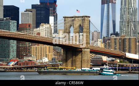 Skyline von Brooklyn in New York City Stockfoto