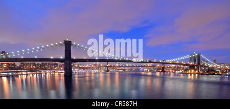 Skyline von Brooklyn in New York City Stockfoto