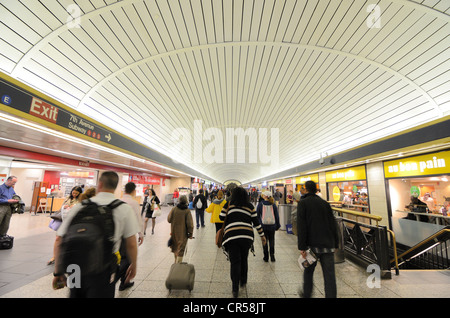 Penn Station Plaza in New York City. Stockfoto