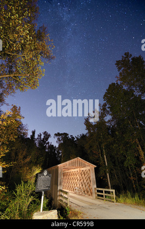 Elder's Covered Bridge in North East Georgia, USA. Stockfoto