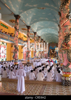 Main Cao Đài Tempel Stockfoto