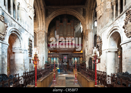 Vereinigtes Königreich, London, West Smithfield, St.Bartholomew der großen Kirche im 12. Jahrhundert finanziert wo einige erschossen wurden die Stockfoto