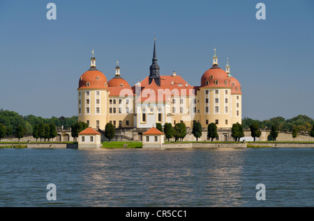 Schloss Moritzburg Schloss, Dresden, Sachsen, Deutschland, Europa Stockfoto