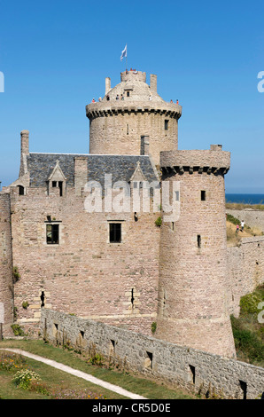 Frankreich, Cote d ' Armor, Emeraude Küste, Fort La Latte Stockfoto
