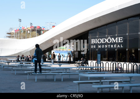 Einreisende in Montreal Biodome Attraktion, Quebec, Kanada Stockfoto