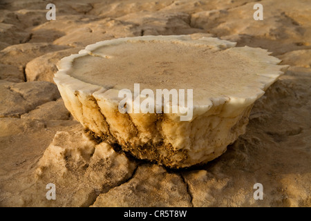 Schwefel-Felsformationen, Dallol, Danakil-Senke, Äthiopien, Afrika Stockfoto