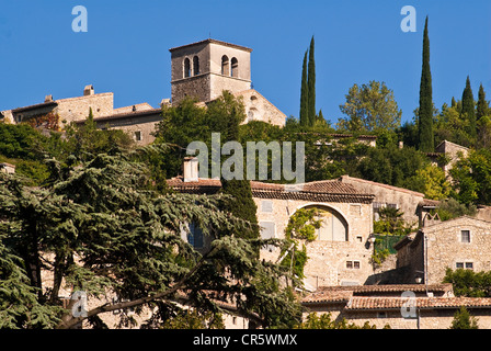 Frankreich, Drome, Drôme Provencale, Mirmande, gekennzeichnet Les Plus Beaux Dörfer de France (The Most schöne Dörfer von Frankreich) Stockfoto