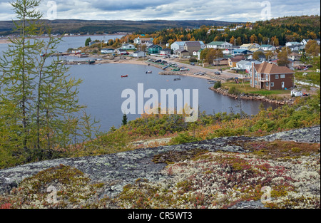 Kanada, Quebec Provinz Duplessis Region Basse Cote Nord (Lower North Shore), Kreuzfahrt auf dem Nordik-Express, Sankt Augustin Stockfoto