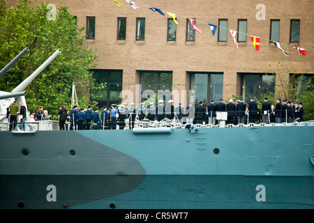 Königin Elizabeth II Diamond Jubilee Flottille Stockfoto