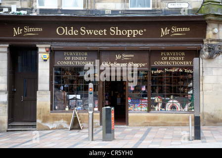 Herr Simms Olde sweet Shoppe in Stirling Scotland uk Stockfoto