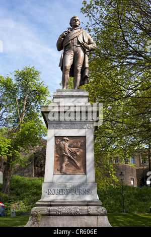 Robert burns Statue Stirling Scotland uk Stockfoto