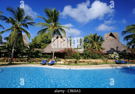 Tansania, Sansibar-Archipel, South East Coast, Pingwe-Bwejuu Strandbereich, Hotel Breezes Stockfoto