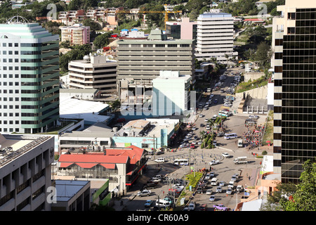 Innenstadt von Port Moresby, Capitol of Papua New Guinea Stockfoto