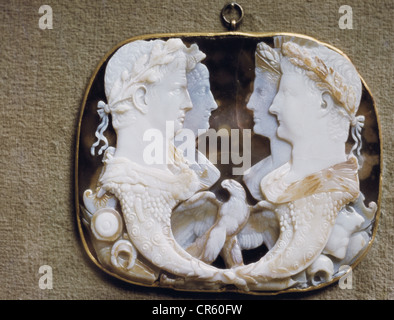 Claudius (Tiberius Cl. Cäsar Augustus Germanicus), Stockfoto