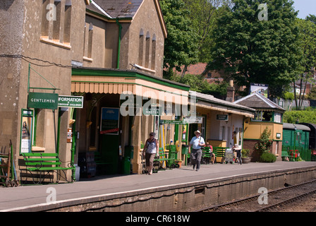 Brunnenkresse-Linie, Alresford station, Alresford, Hampshire, UK. Stockfoto