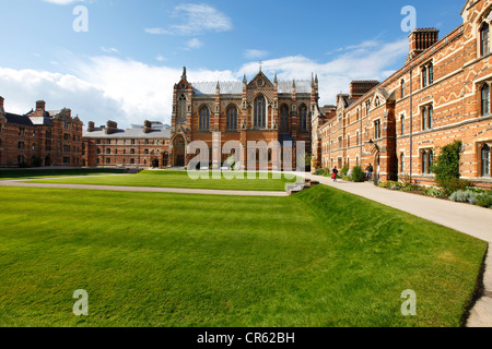 Keble College, einer der 39 Hochschulen, alle unabhängig voneinander und gemeinsam sind bilden der University of Oxford. Oxford, UK. Stockfoto