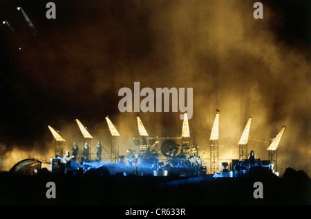 Pink Floyd, britische Popmusik-Band, gegründet 1965, Konzert im Olympiastadion, München, Deutschland, 1994, Stockfoto