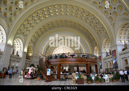 Union Station, einer der schönsten Bahnhöfe der Welt, The Mall, Washington DC, USA Stockfoto