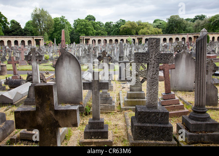 Brompton Cemetery - London UK Stockfoto