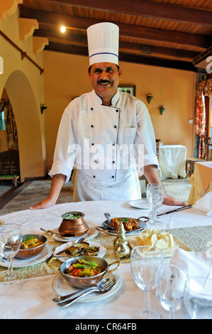 Mauritius, Moka Bezirk, Pailles, Domaine des Pailles, Restaurant, Küchenchef Stockfoto