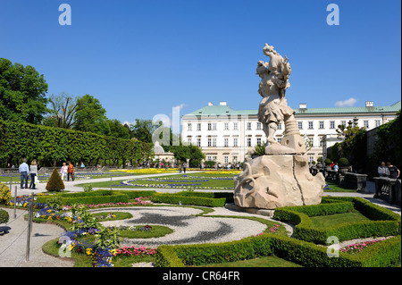 Schloss Mirabell und Mirabellgarten, Salzburg, Salzburg, Österreich, Europa Stockfoto