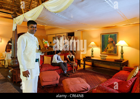 Mauritius, Moka District, Pailles, Domaine des Pailles, lounge Stockfoto