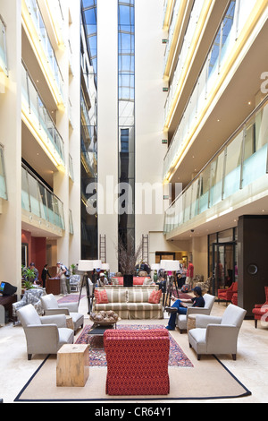 Südafrika, Provinz Kwazulu-Natal, Durban, Royal Palm Gateway Hotel lobby Stockfoto