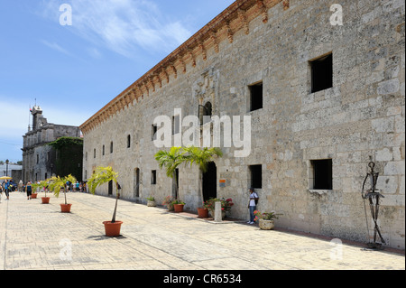 Museum Museo de Las Casas Reales, UNESCO-Weltkulturerbe, Santo Domingo, Dominikanische Republik, Caribbean Stockfoto