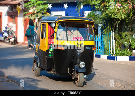 Indien, Goa, Panaji (Staats-Panjim), die Hauptstadt stand, dem ehemaligen kolonialen portugiesischen Viertel Stockfoto