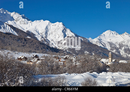 Frankreich, Hautes Alpes, Le Monetier Les Bains, Les Guibertes, Vallee De La Guisane, Serre Chevalier Vallée Stockfoto